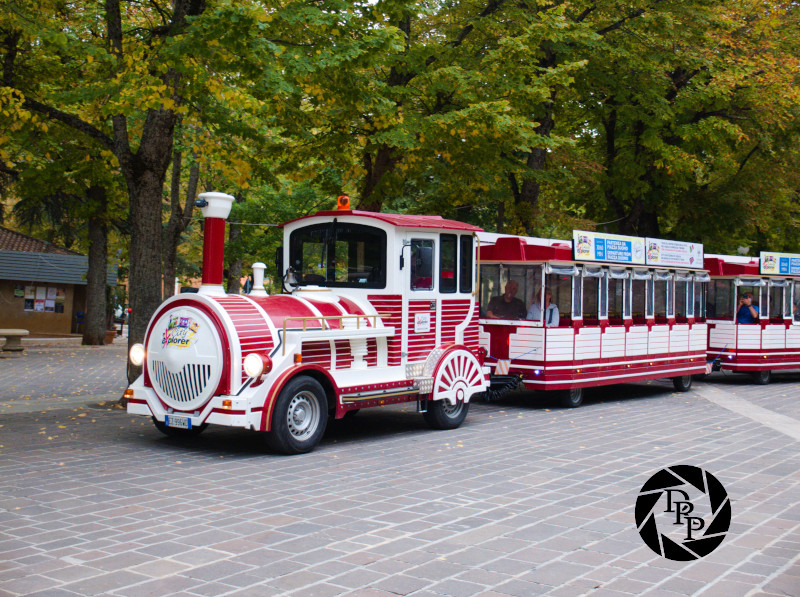 Treno turistico in centro a L'Aquila