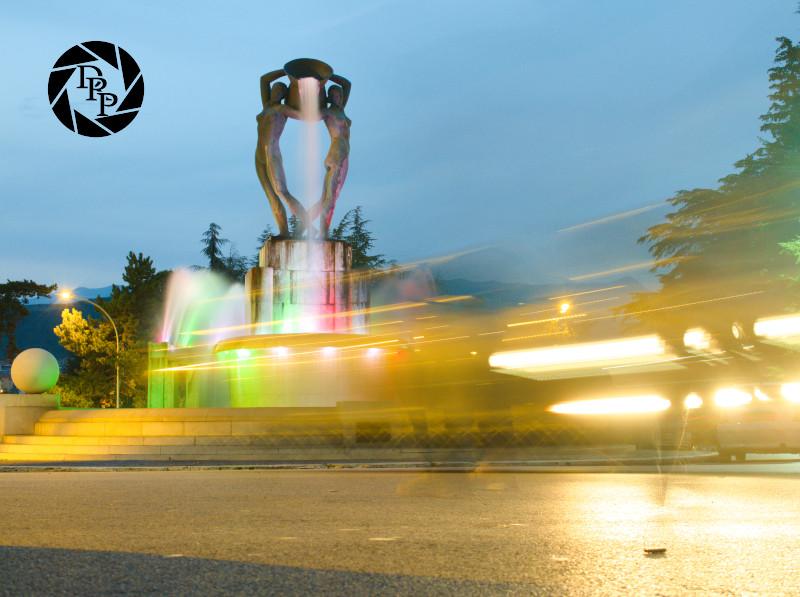 Fontana luminosa, L'Aquila