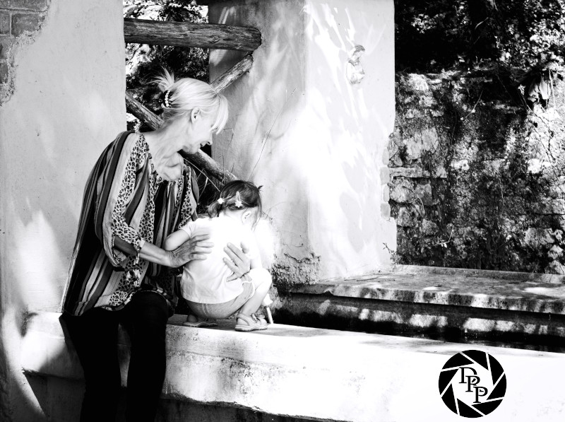 Giocando con la fontana